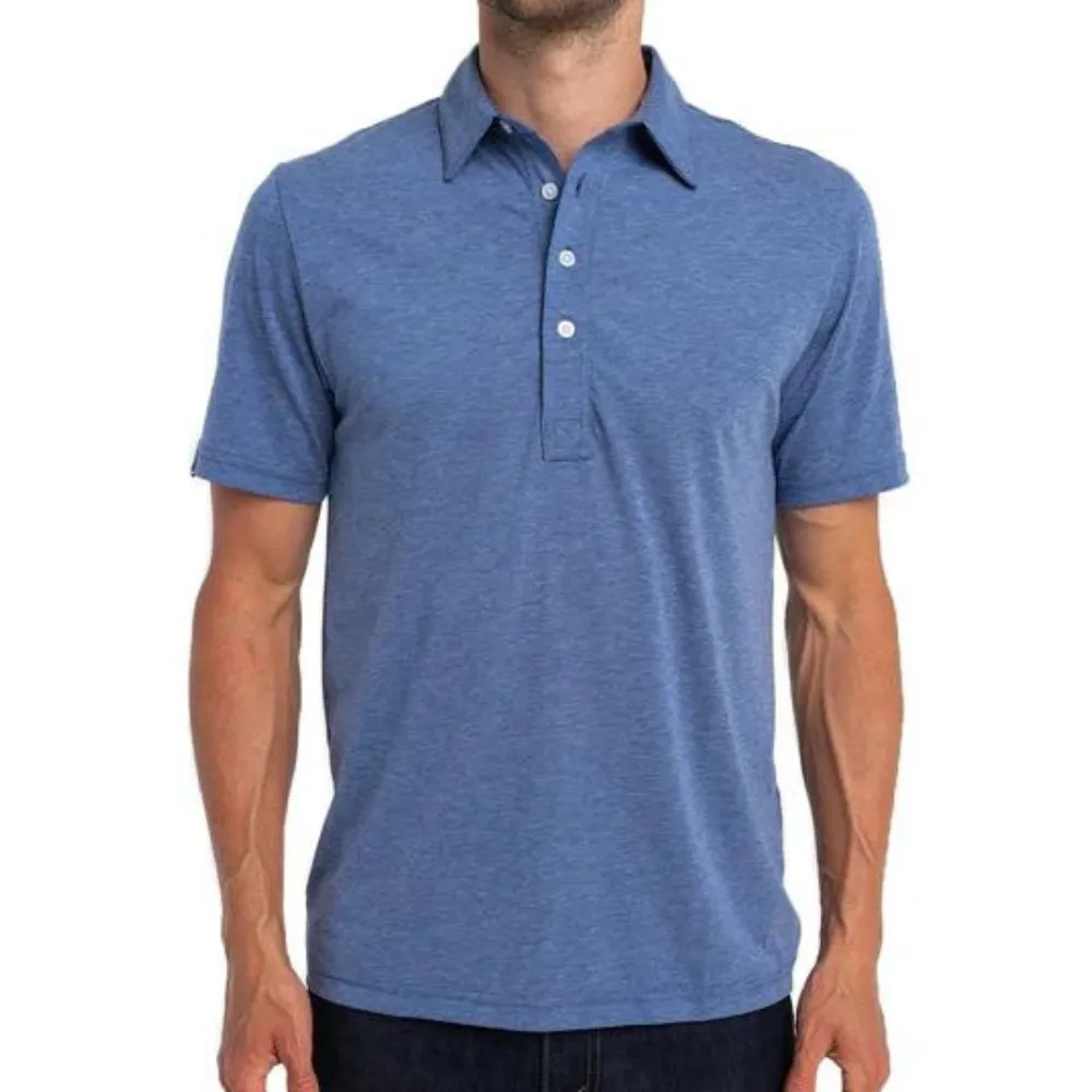 Criquet Performance Range Polo - Denim