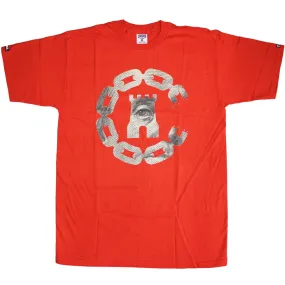 Crooks & Castles Currency Chain C T-Shirt True Red