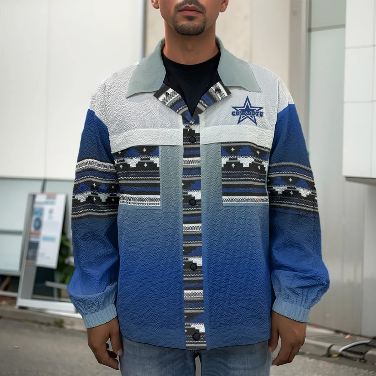 Dallas Football Casual Lapel Jacket