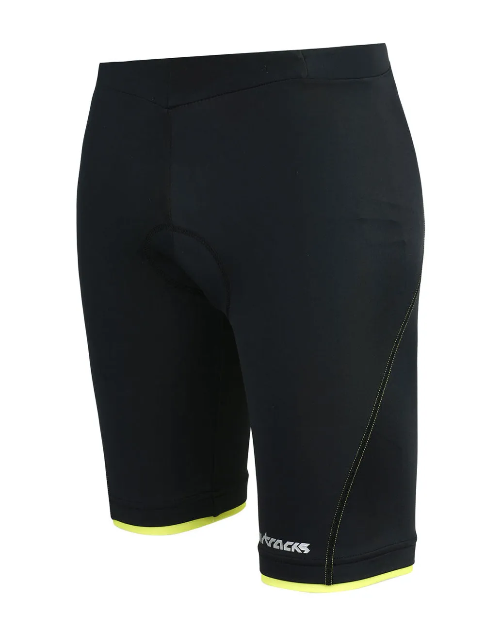 Damen Fahrradhose Kurz Comfort Line Schwarz-Neon Setprodukt