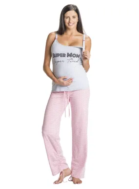 Darcy Super Mom Maternity & Nursing Pajama Set