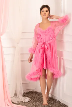 Designer Nighty & Robe Nightgown set