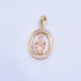 Dije virgen de los milagros 4.8cm