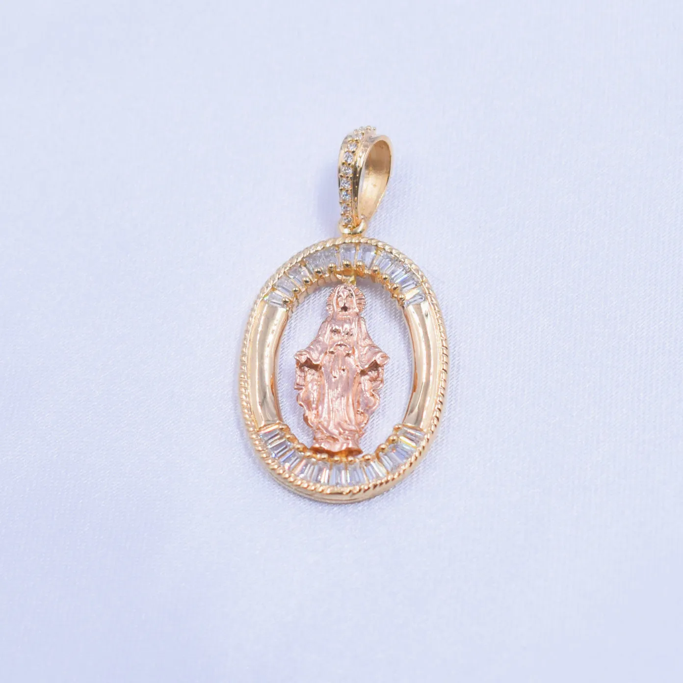 Dije virgen de los milagros 4.8cm