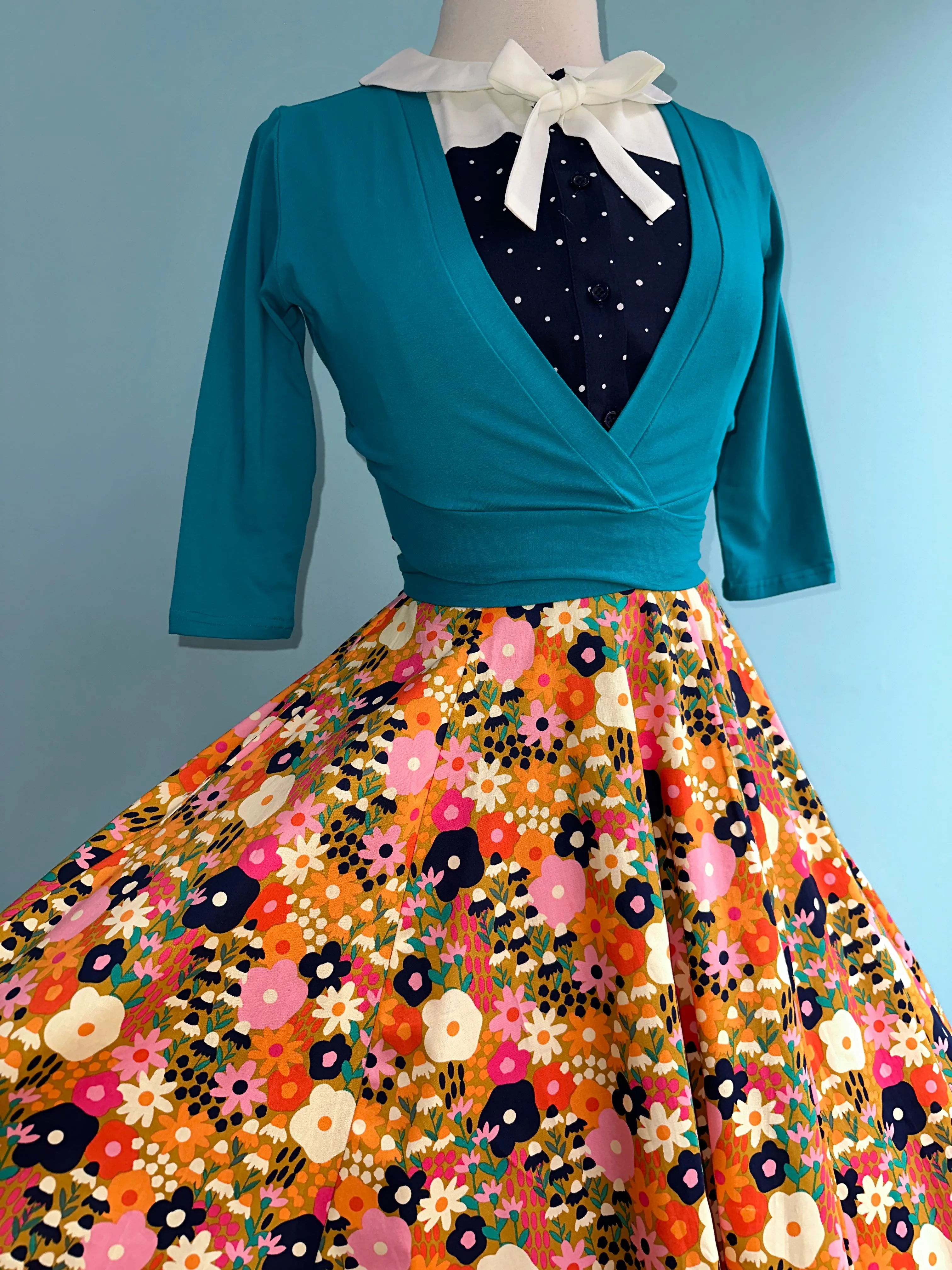 Ditsy Floral Full Skirt by Eva Rose