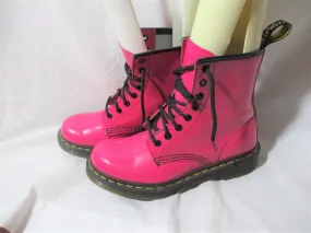 DOC DR. MARTENS Combat BOOT Shoe AIRWAIR FUSCHIA PINK MAGENTA 6 / 37