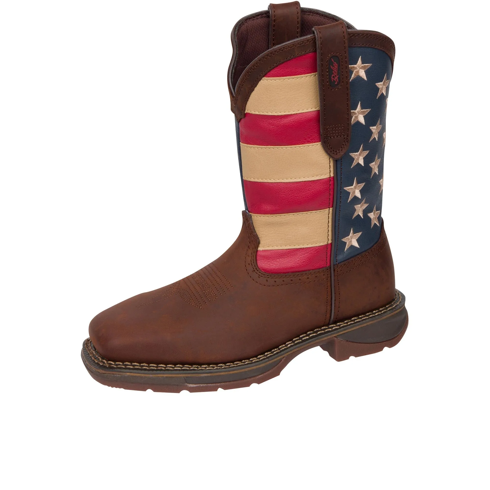 Durango Rebel Work Steel Toe Dark Brown/Union Flag