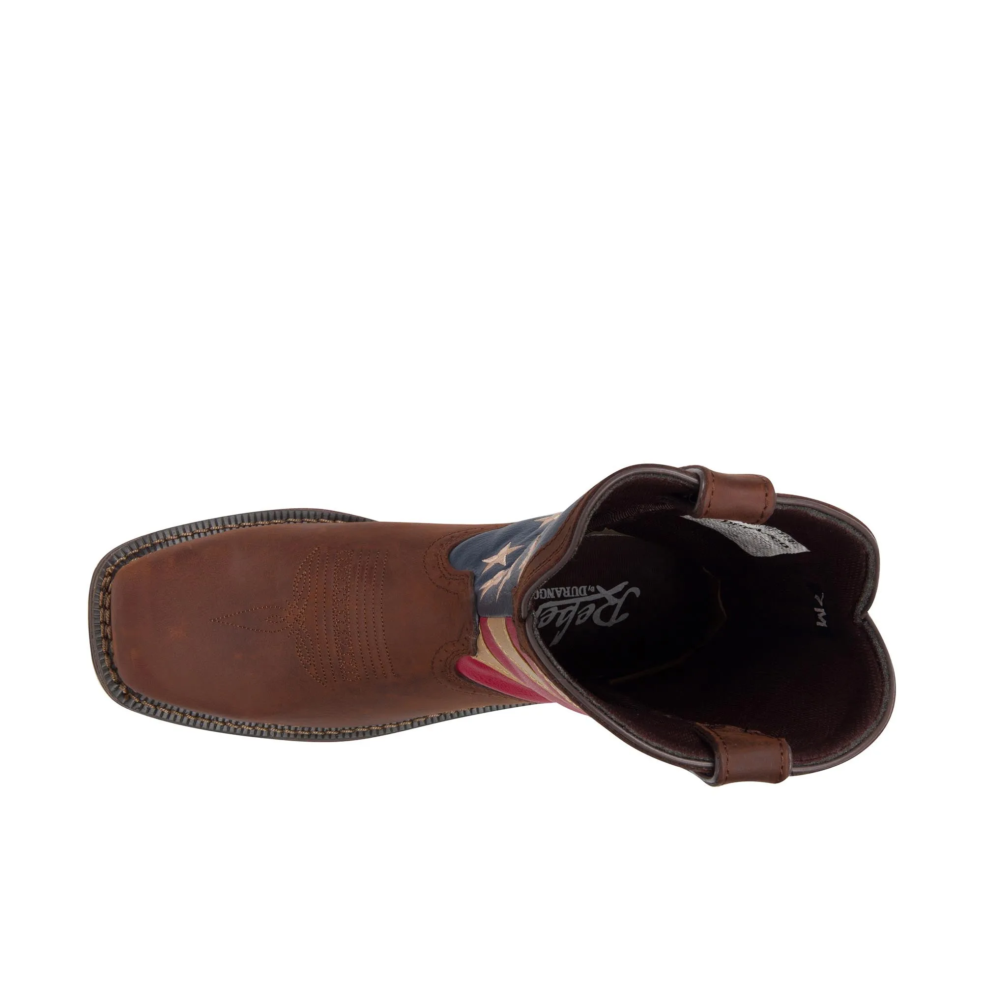 Durango Rebel Work Steel Toe Dark Brown/Union Flag