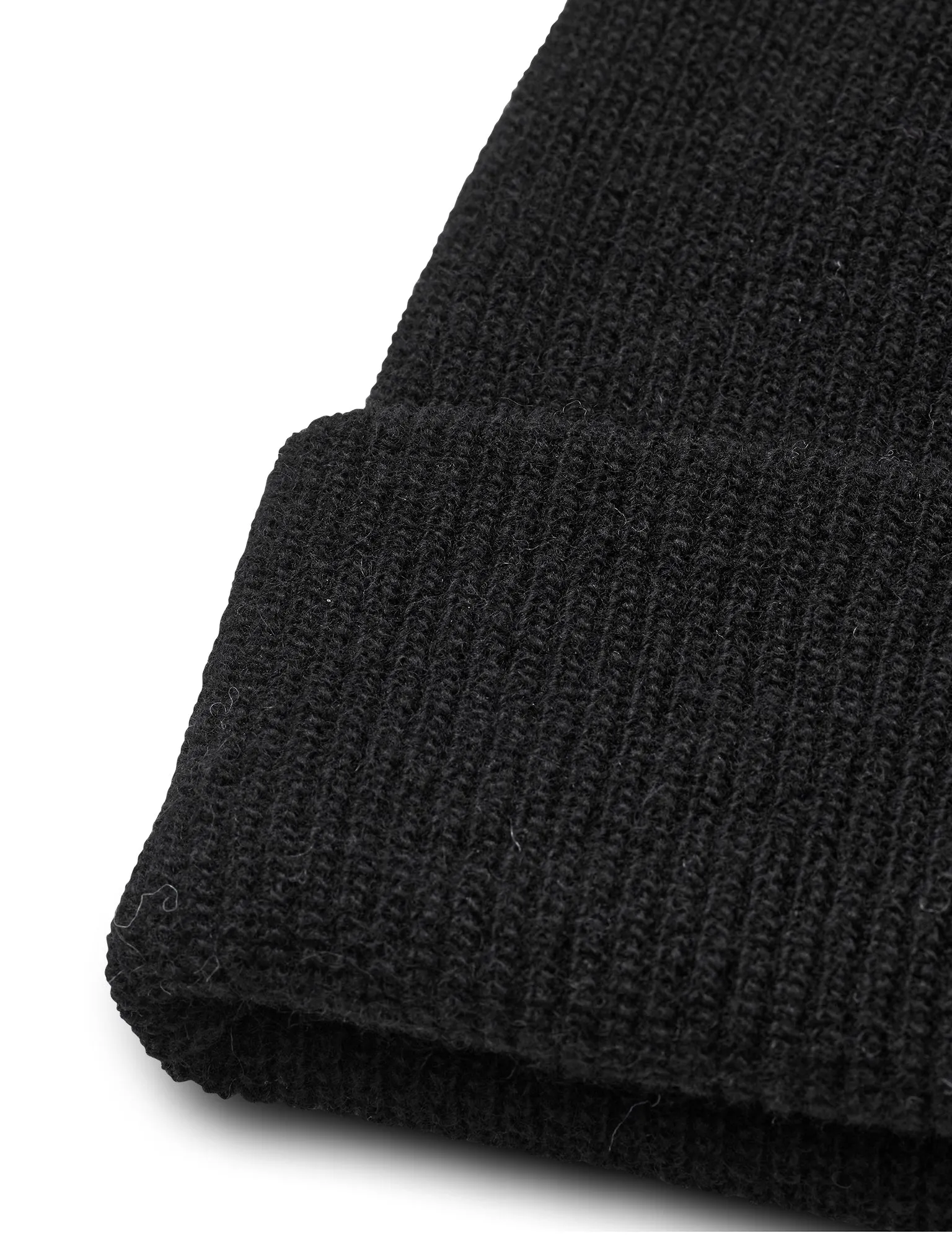 Eco Wool Toke Beanie, Black