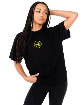 EE Tennis Women's Oversized Tee - Black