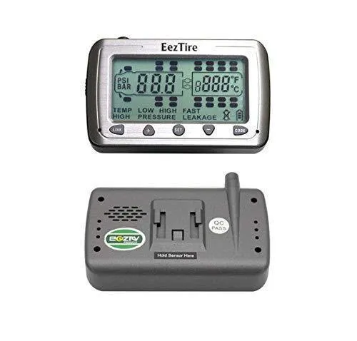 EEZTire-TPMS Real Time/24x7 Tire Pressure Monitoring System (TPMS4B) - 4 Anti-Theft Sensors   Booster, incl. 3-Year Warranty