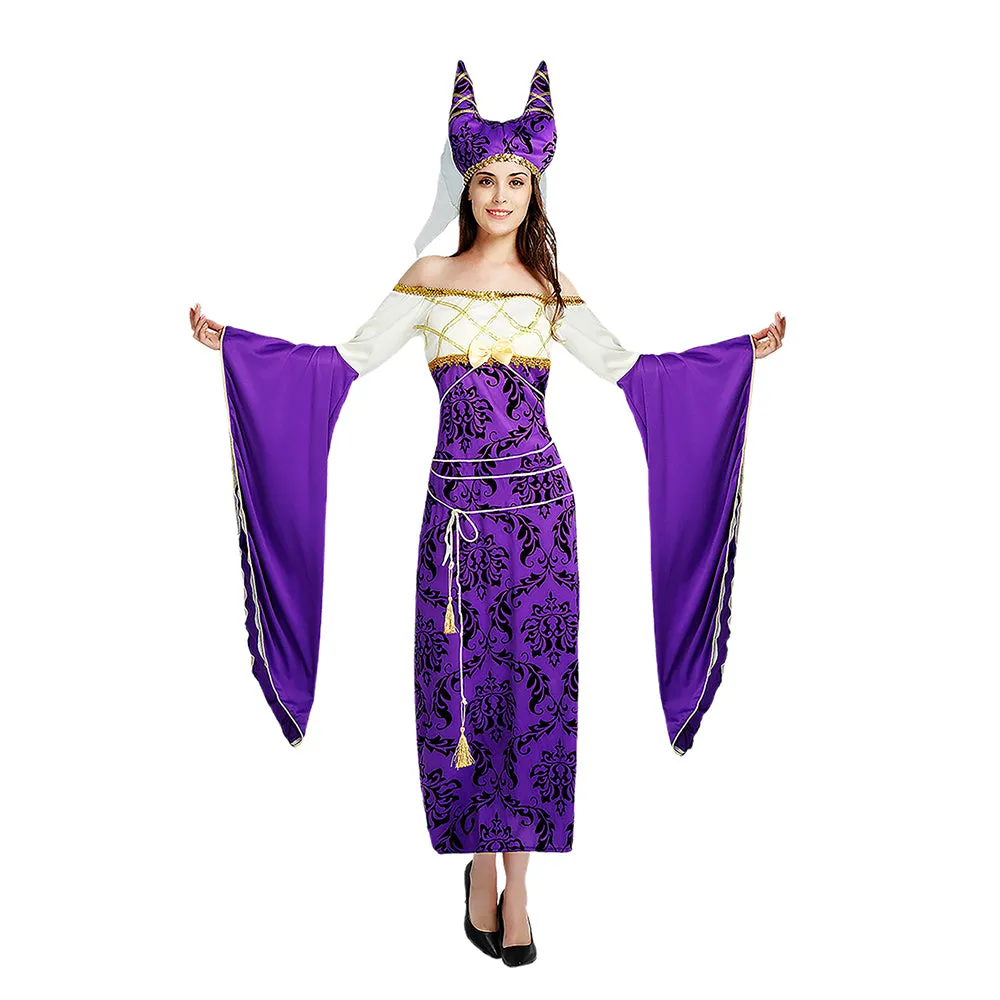 Egyptian Queen Cleopatra themed Adults Halloween Costume Dress Up