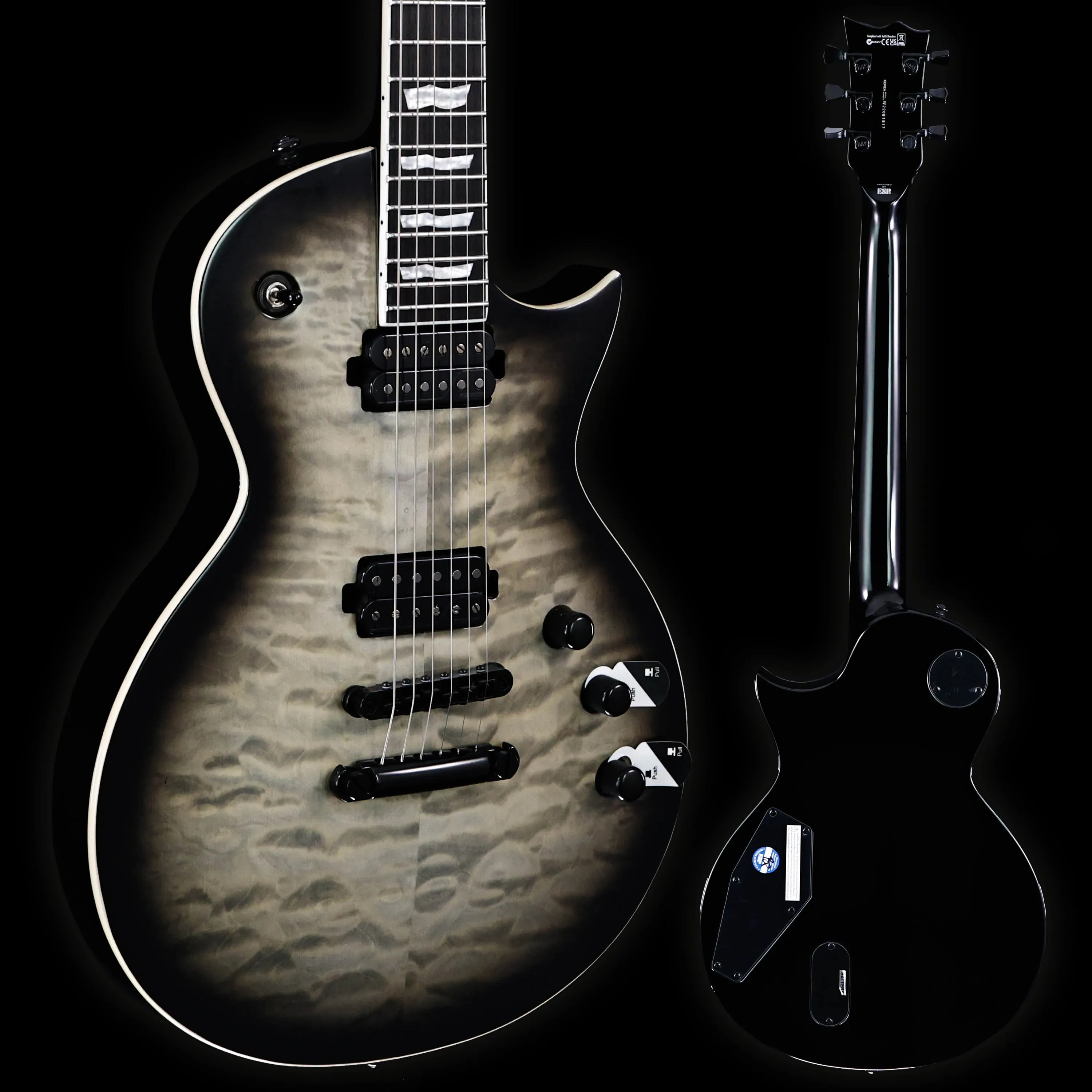 ESP LTD EC-1000T Electric, Charcoal Burst 8lbs 3.2oz