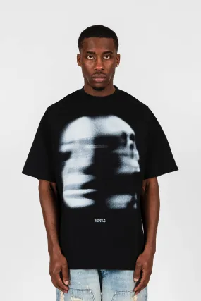 FADED FACE BLACK T-SHIRT