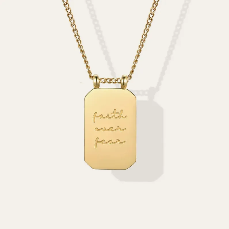 Faith over Fear Necklace