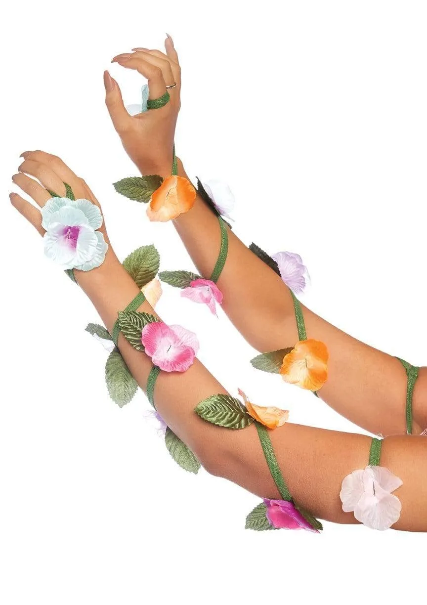 Flower Arm Wraps Costume Accessory