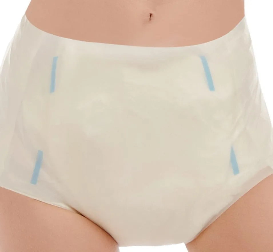 Form-Fitting Latex Pant: ALMOND