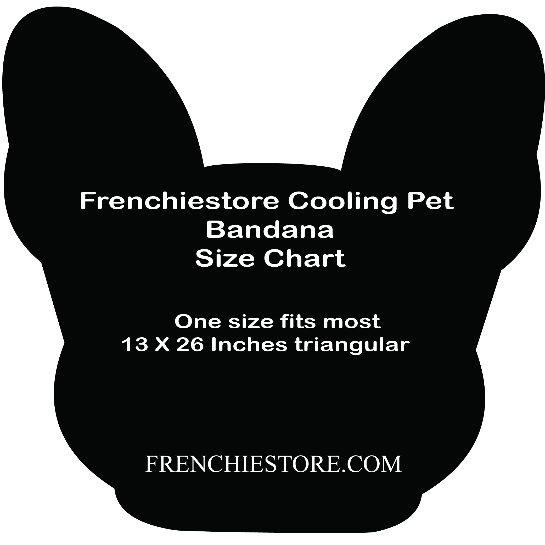 Frenchiestore Dog Cooling Bandana |  The Child