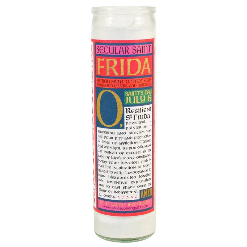 Frida Kahlo Secular Saint Candle