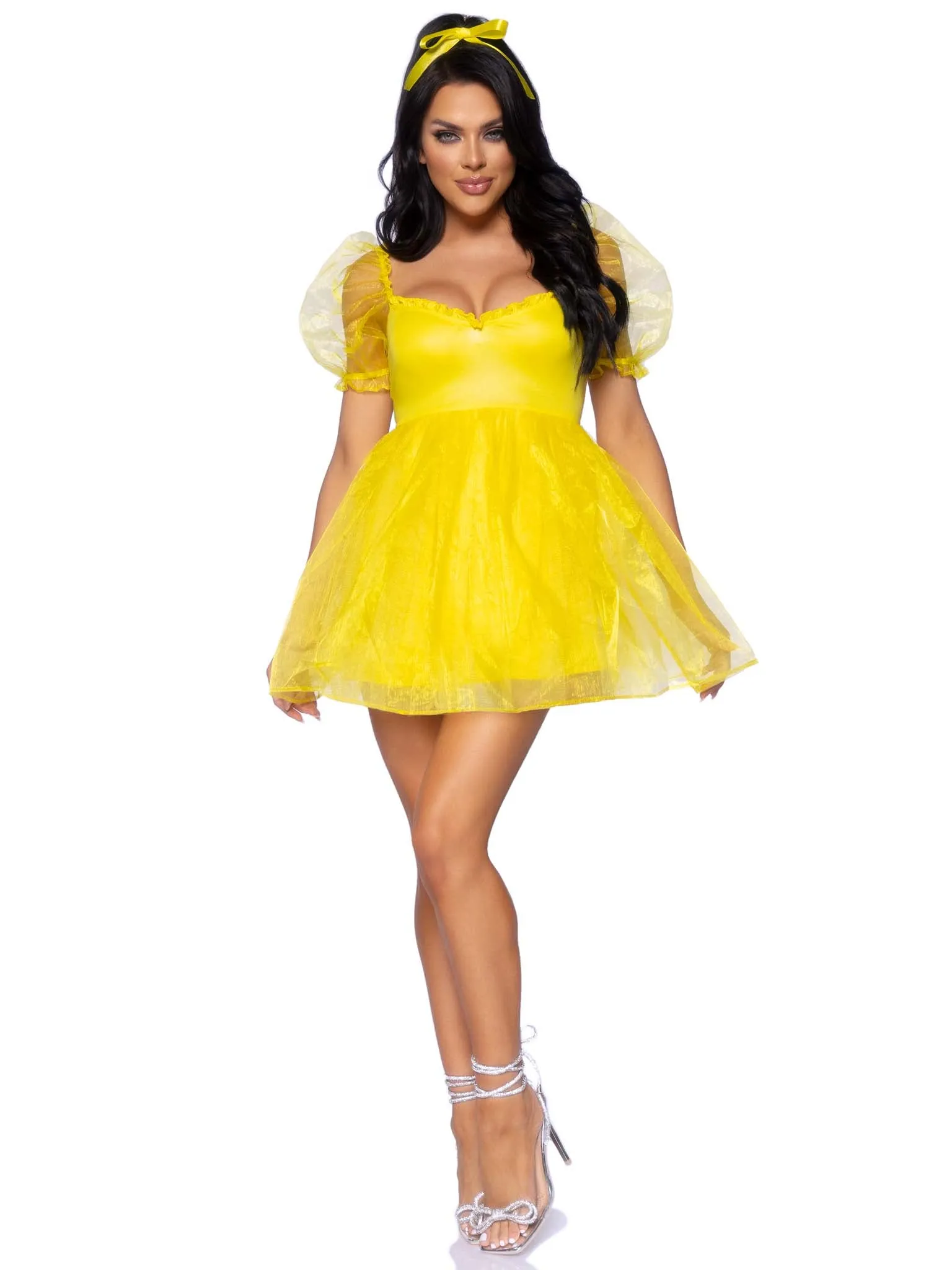 Frosted Organza Babydoll Dress