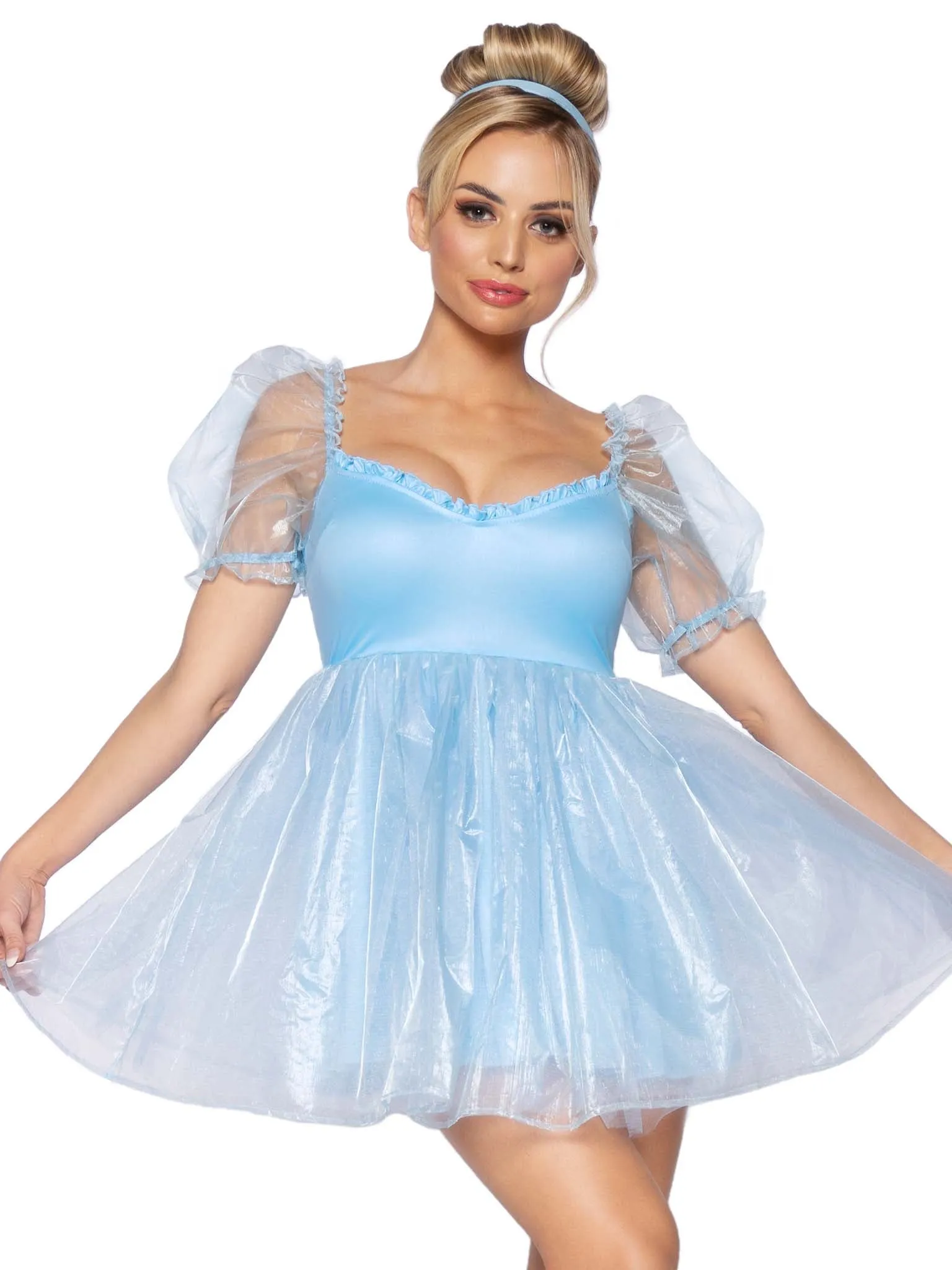 Frosted Organza Babydoll Dress