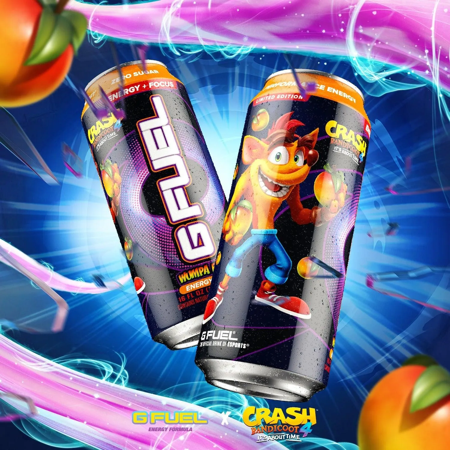 G Fuel Crash Bandicoot Wumpa Fruit Energy