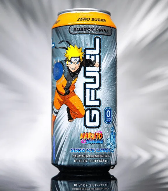 G Fuel Naruto Shippuden Rasengan Soda Ice Candy Energy