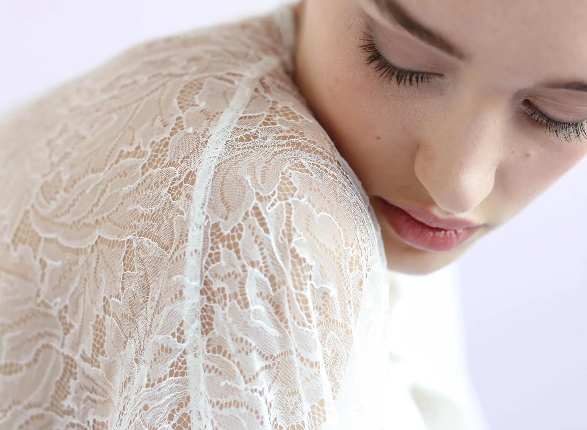 Gardenia - Sheer lace cape - Style # TH015