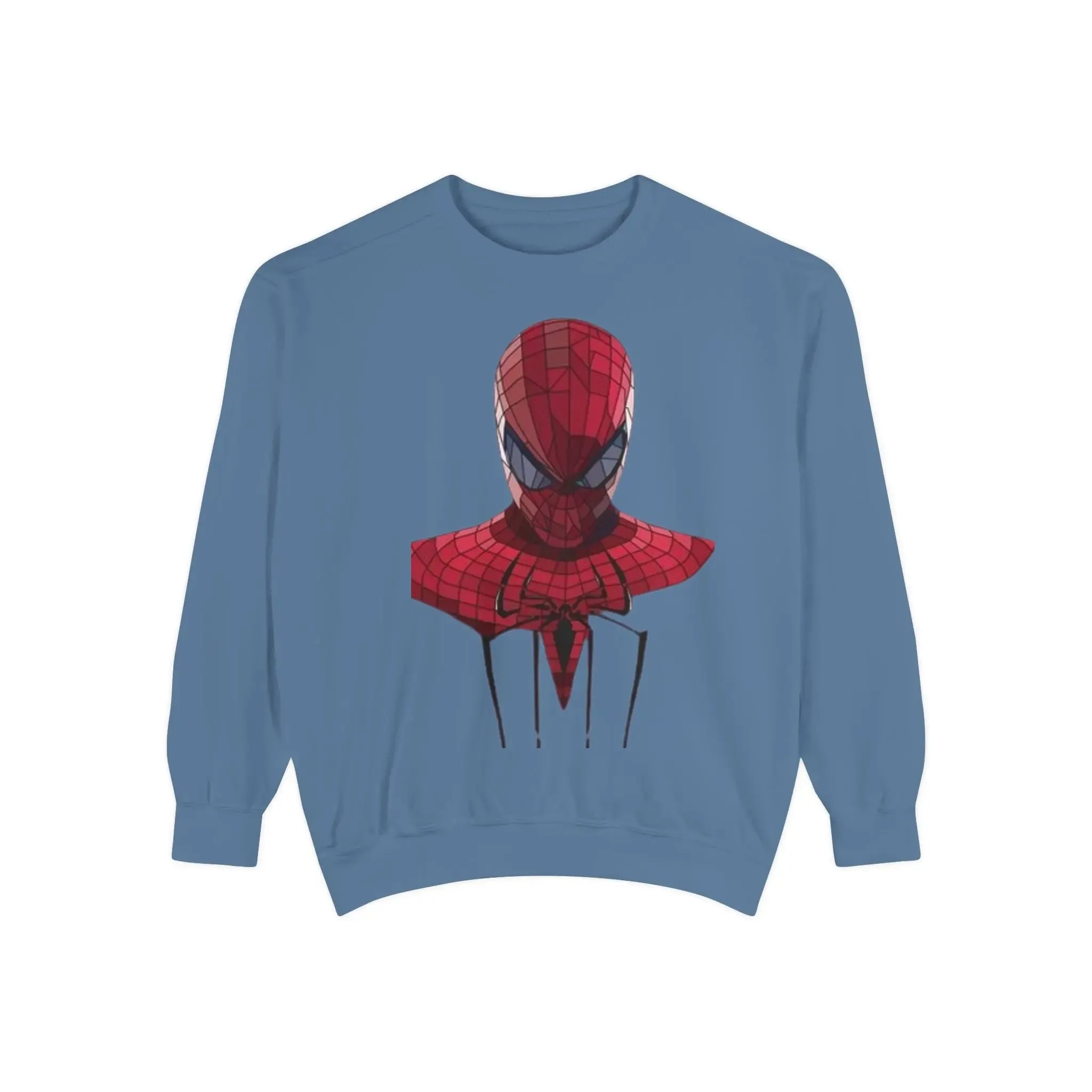 Garment-Dyed Spider-Man Sweatshirt for Fans – Cozy & Stylish Yellow Apparel