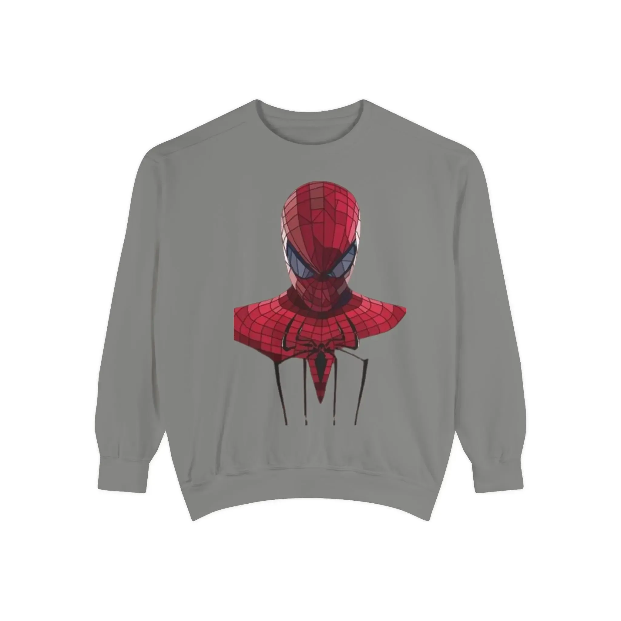 Garment-Dyed Spider-Man Sweatshirt for Fans – Cozy & Stylish Yellow Apparel