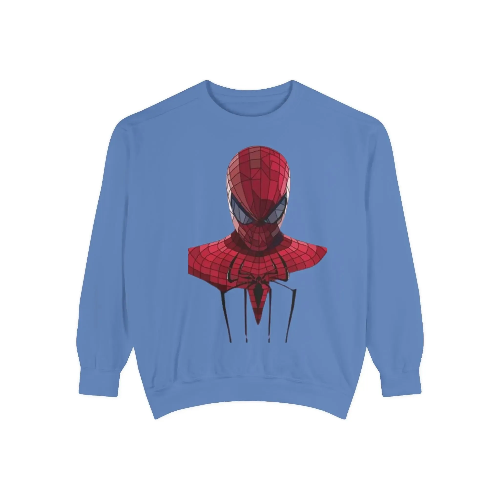 Garment-Dyed Spider-Man Sweatshirt for Fans – Cozy & Stylish Yellow Apparel