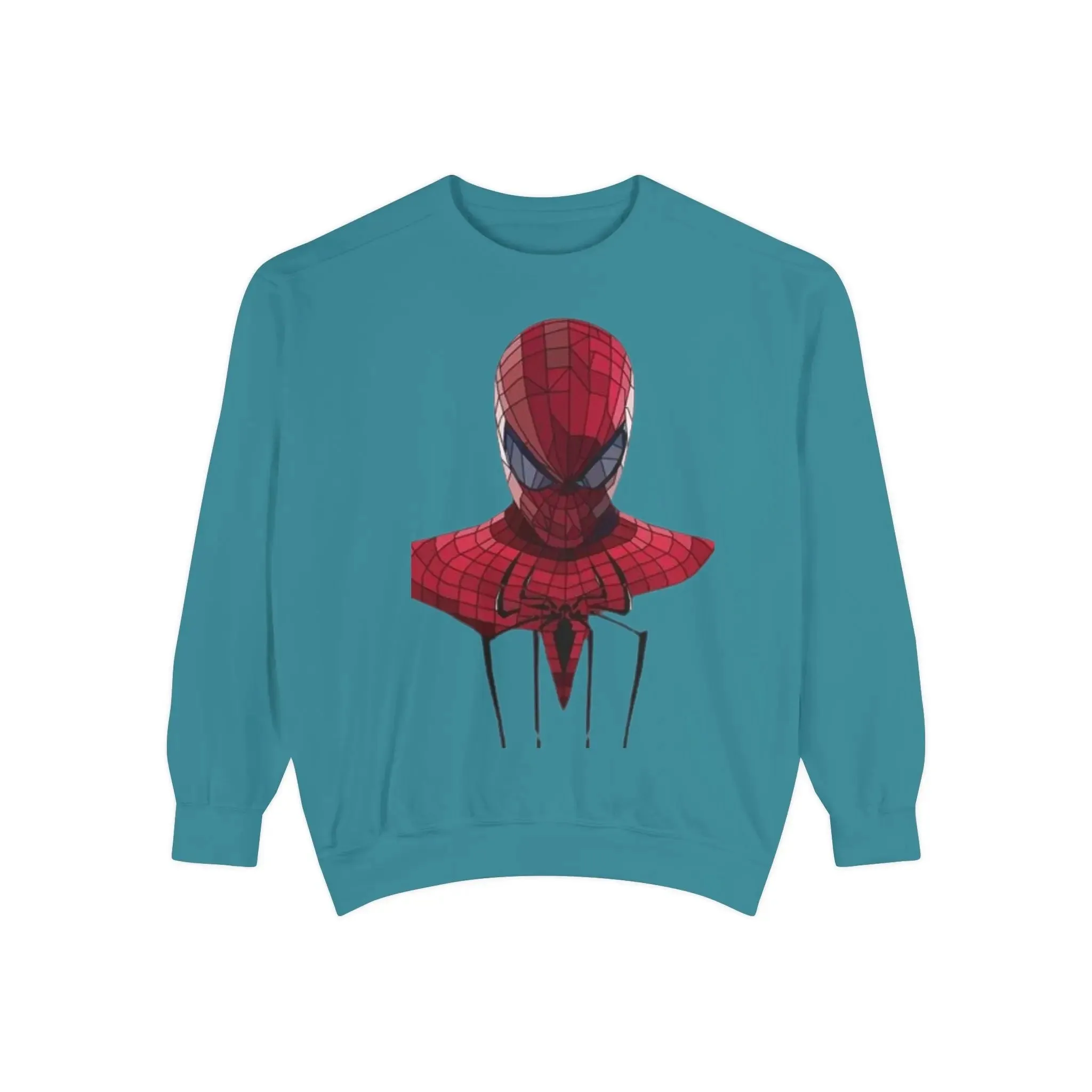 Garment-Dyed Spider-Man Sweatshirt for Fans – Cozy & Stylish Yellow Apparel