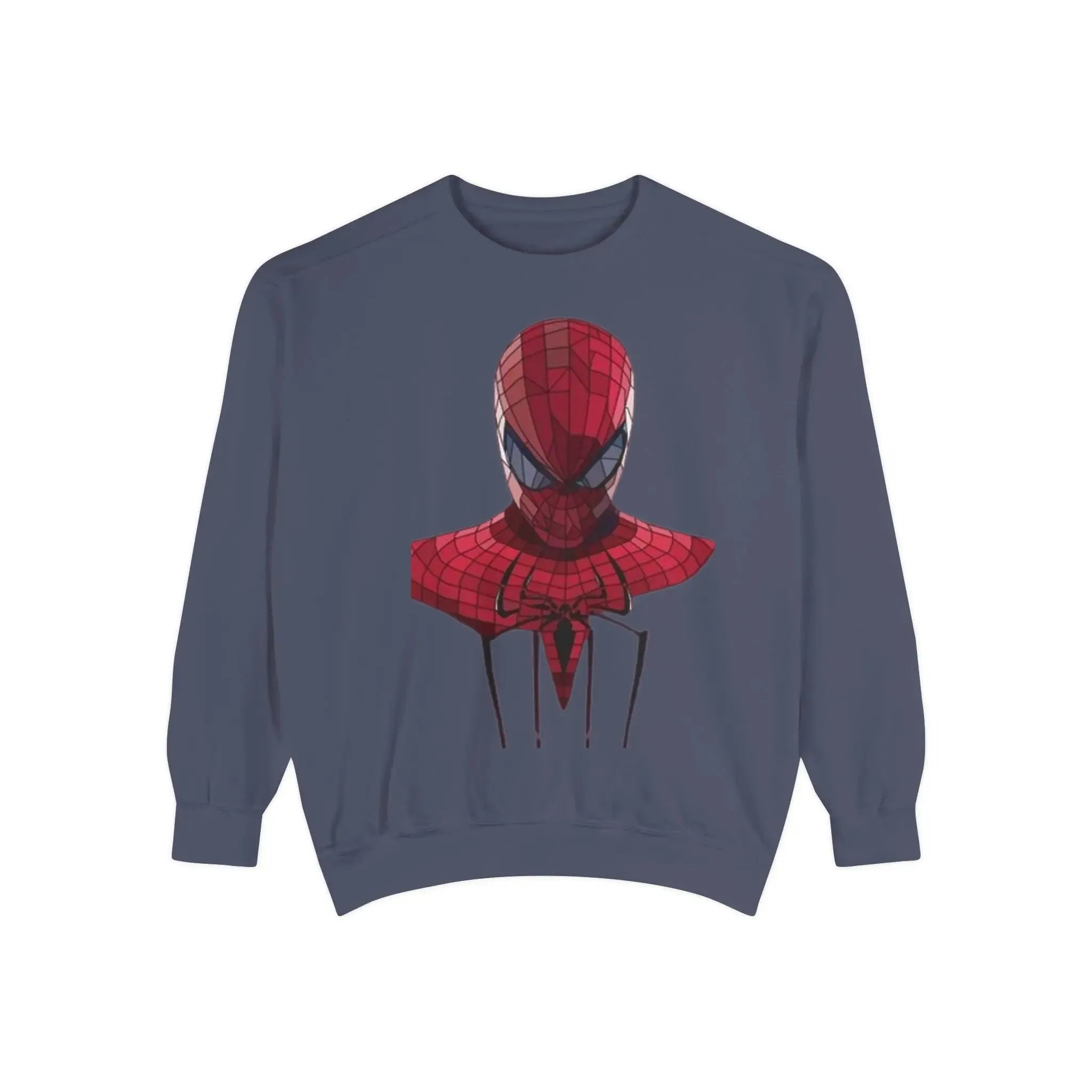 Garment-Dyed Spider-Man Sweatshirt for Fans – Cozy & Stylish Yellow Apparel