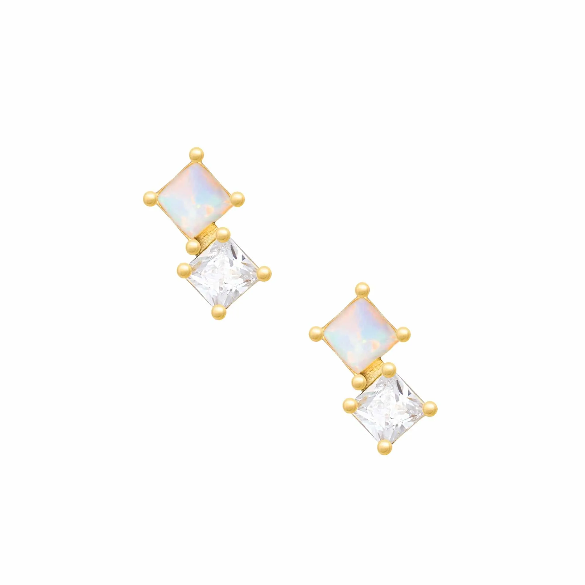 Georgina Opal Stud Earrings