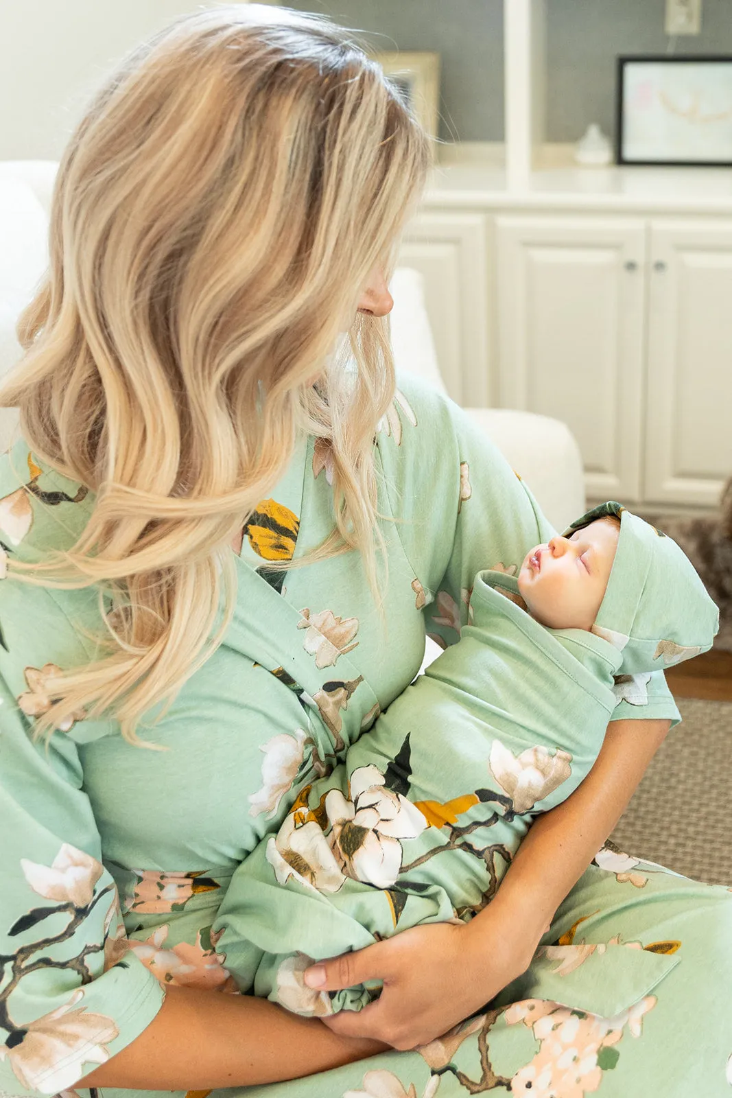 Gia Robe & Swaddle Blanket Set