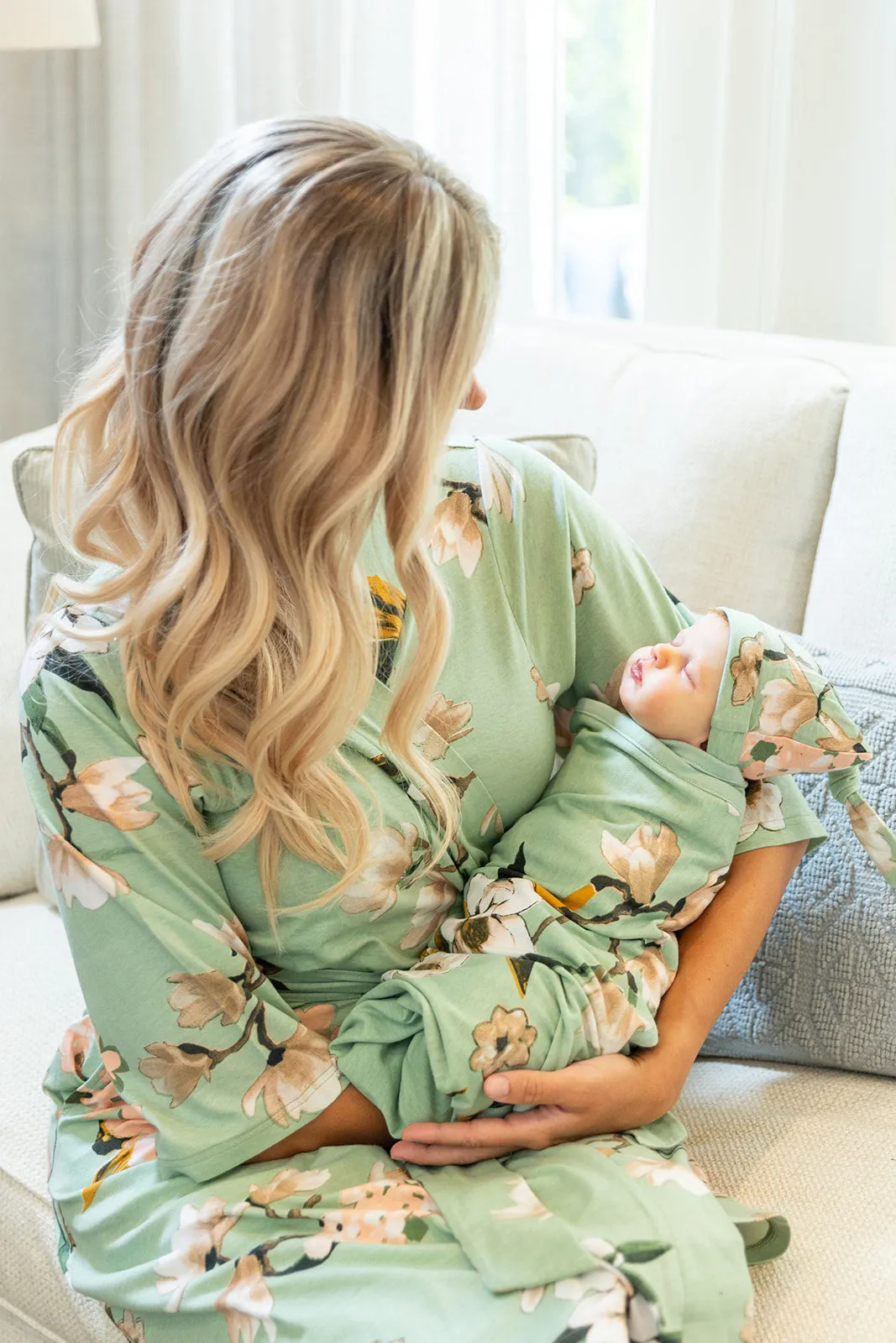 Gia Robe & Swaddle Blanket Set