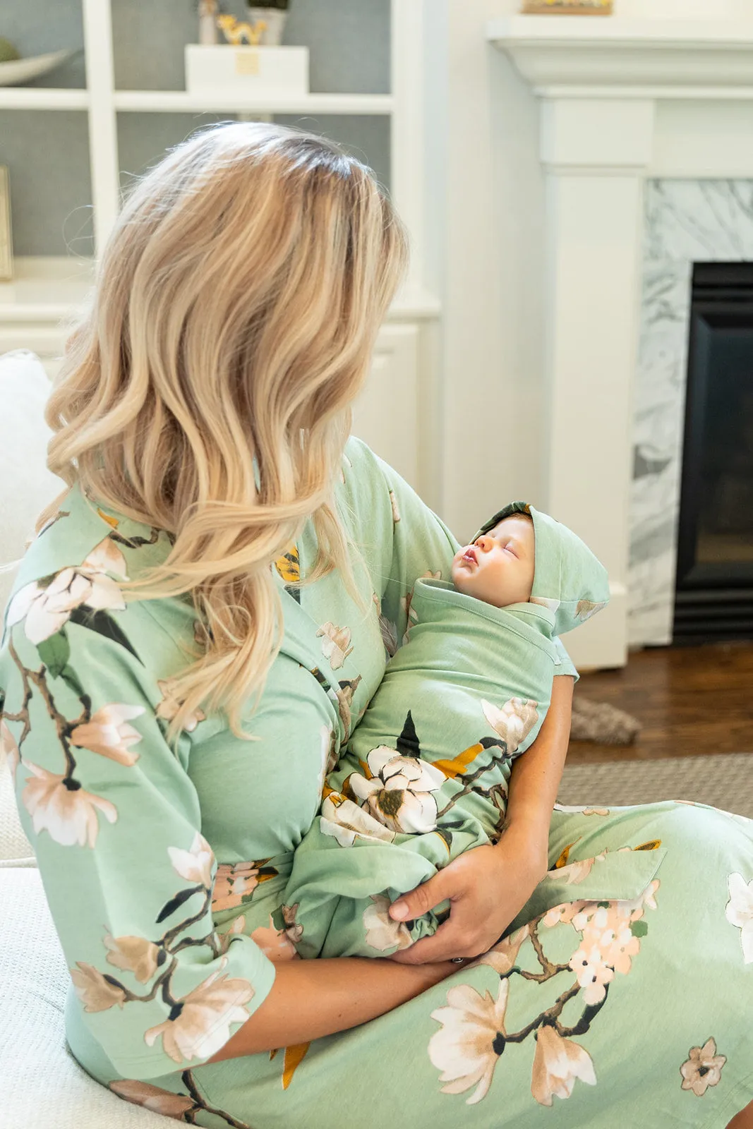 Gia Robe & Swaddle Blanket Set