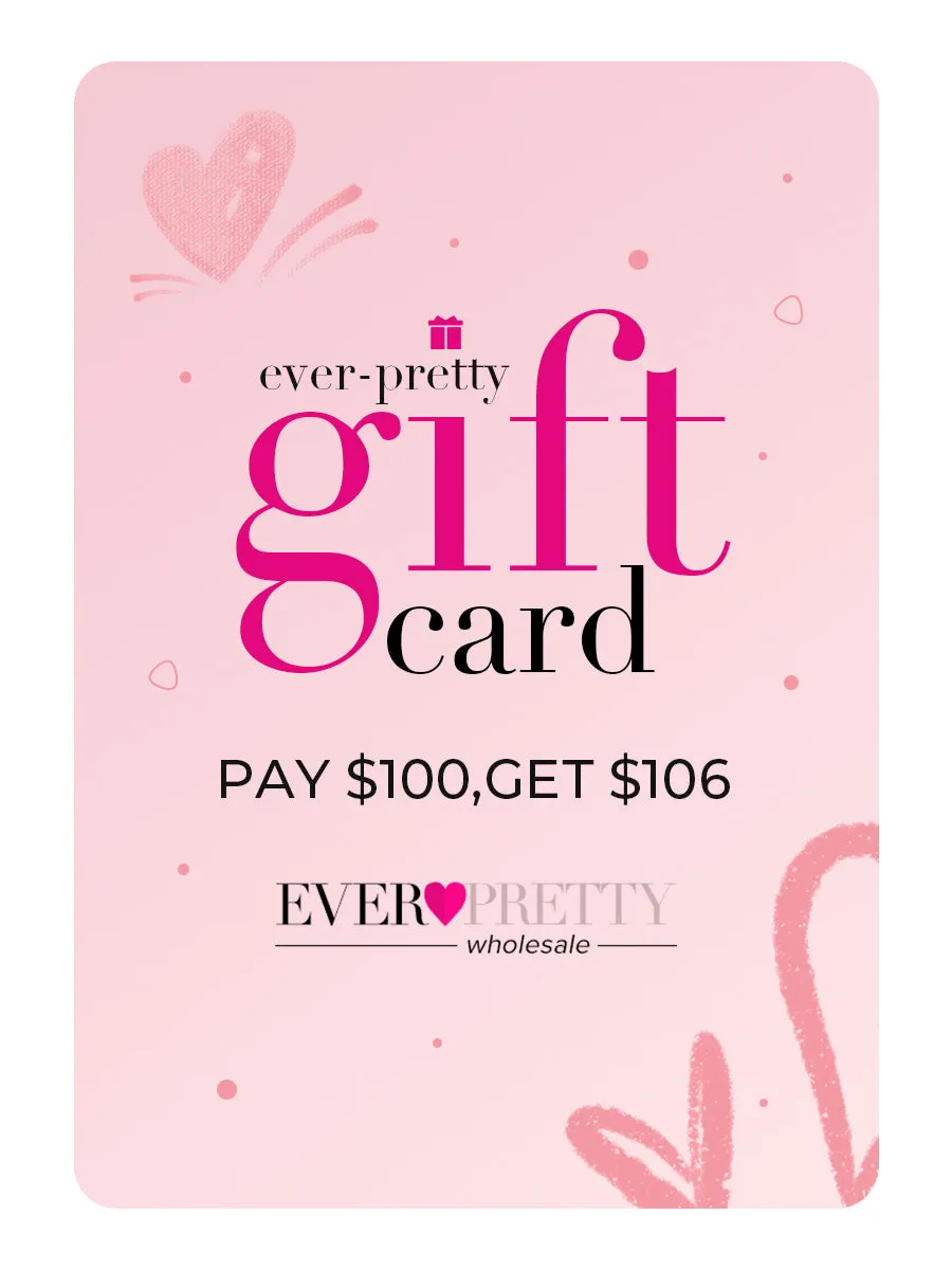 Gift Card for You (Pay $100,Get $106)