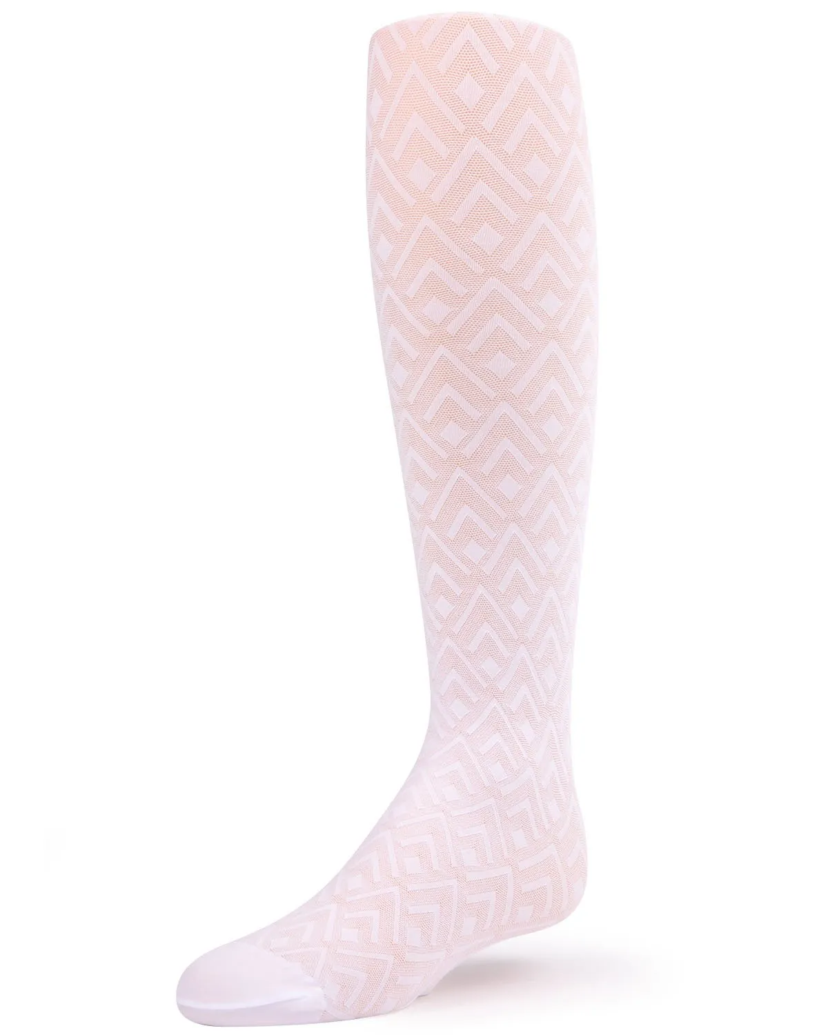 Girls' Diamond Sheer Nylon Tights