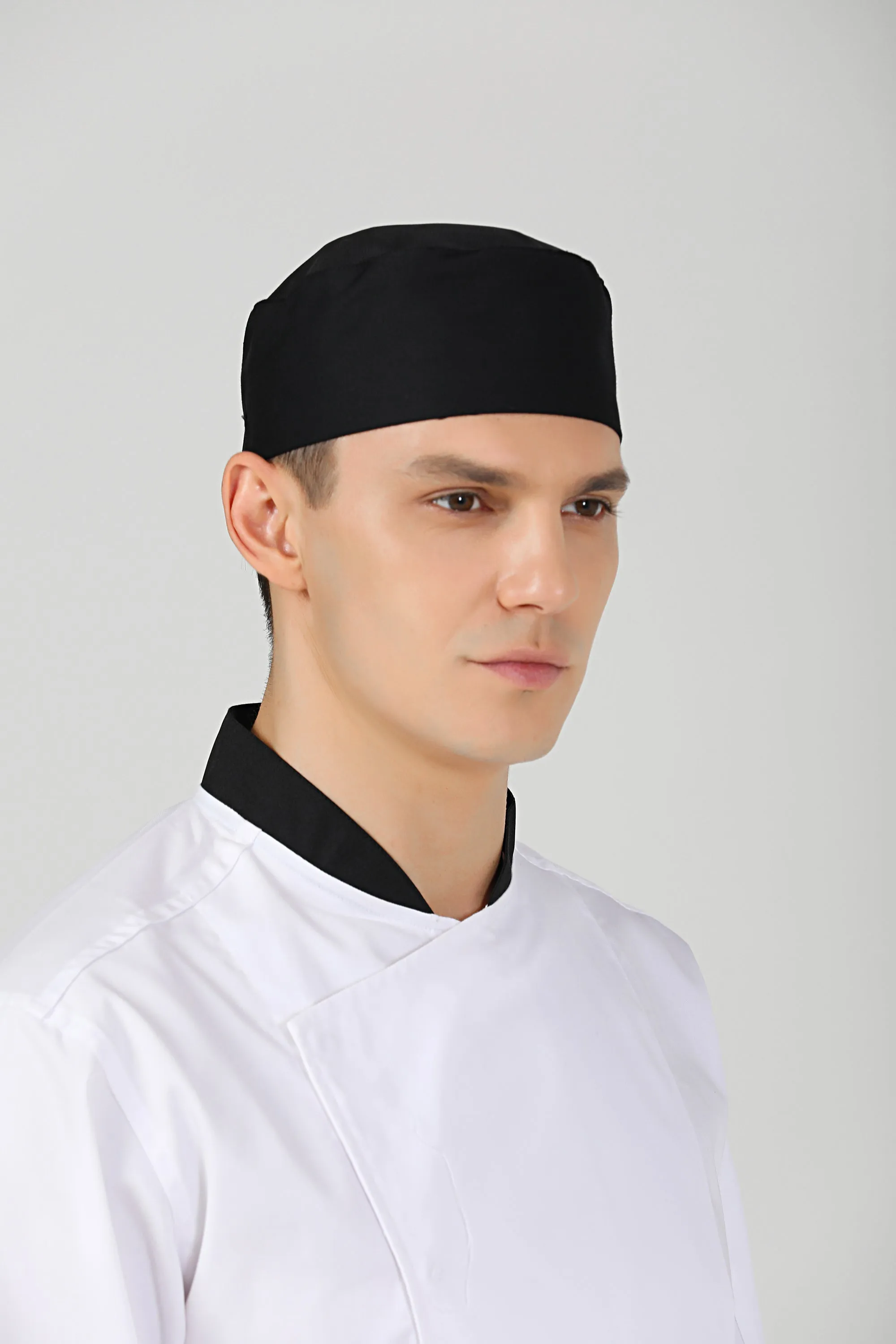 Gladiolus Black Chef Beanie, Dri-fit Vent