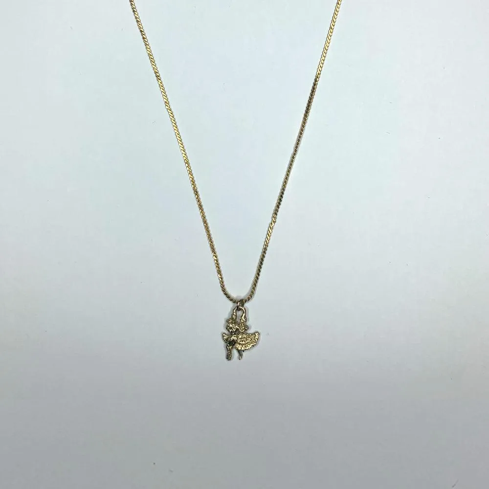 Gold Dancers Necklace