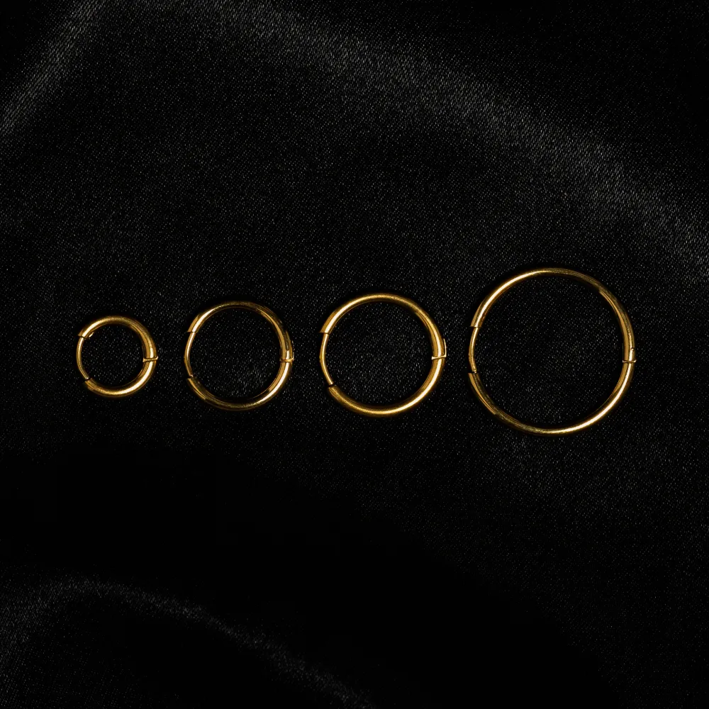 Gold Hoop Earrings