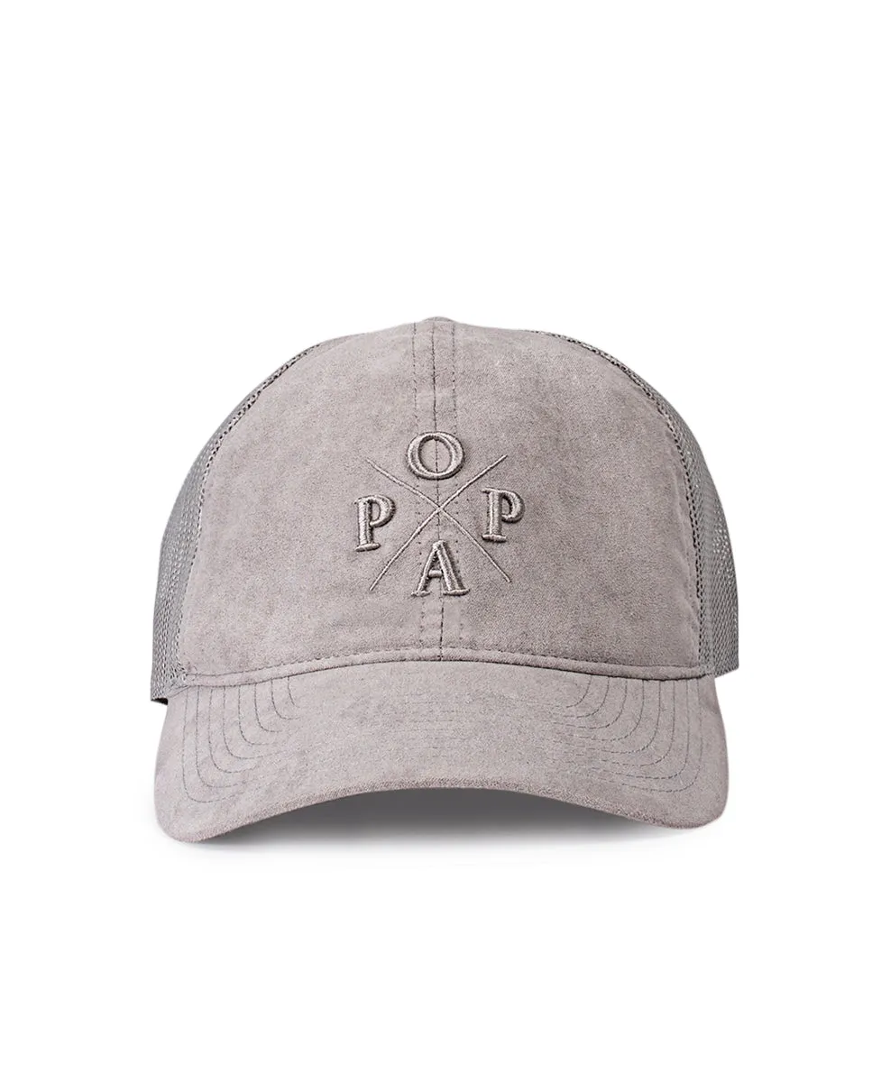 Gorra Popa Gris Rejilla