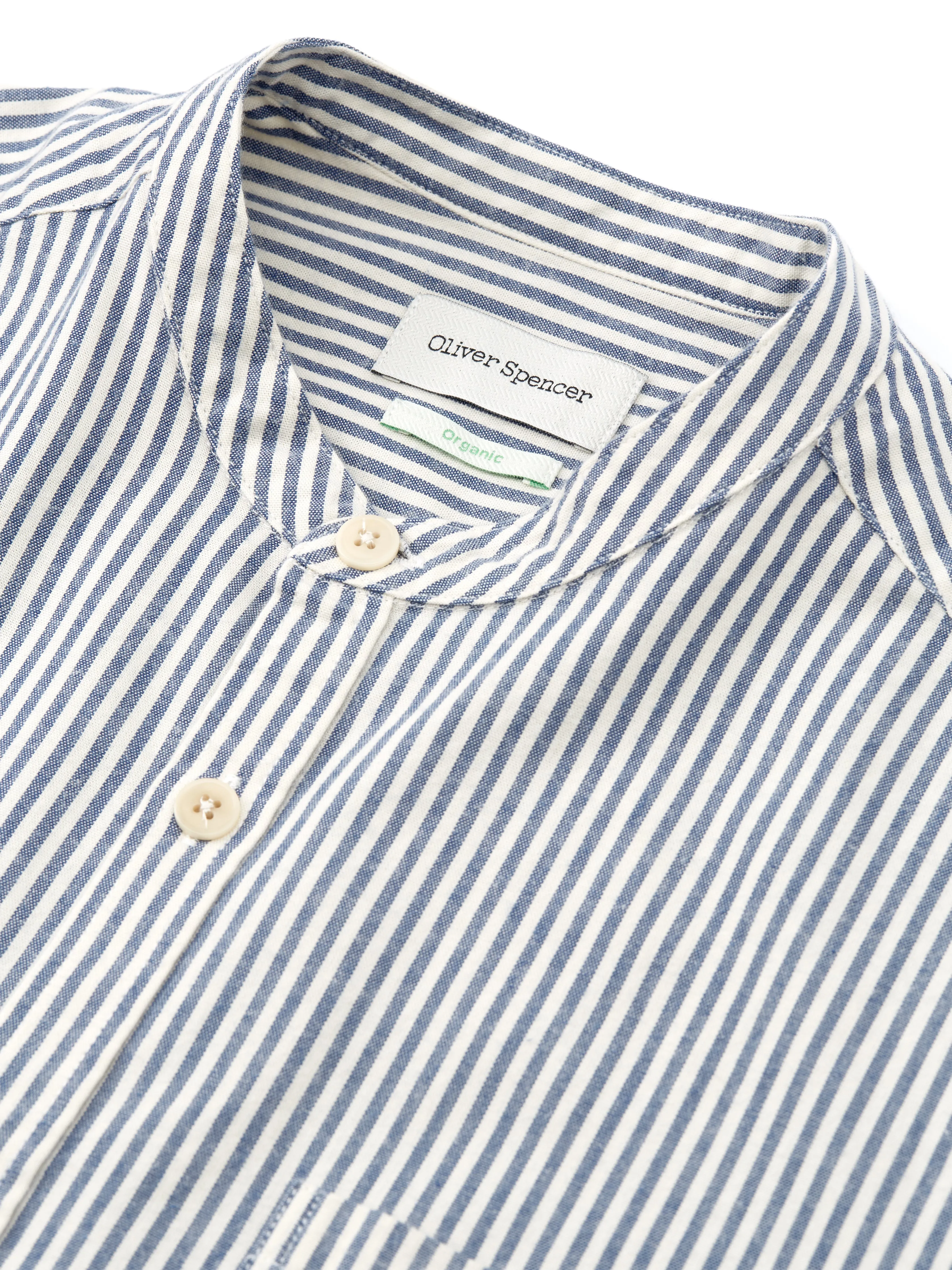 Grandad Shirt Brimham Blue