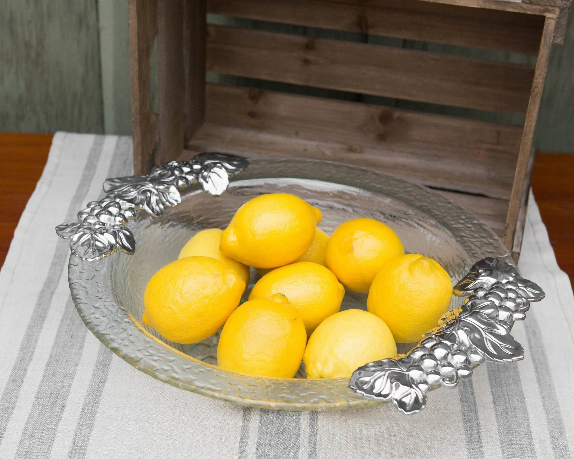 Grape Glass Salad Bowl