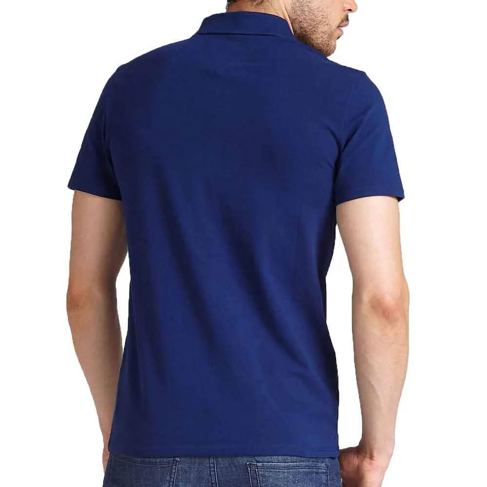 Guess Men's Duane Small Logo Polo Shirt - Navy