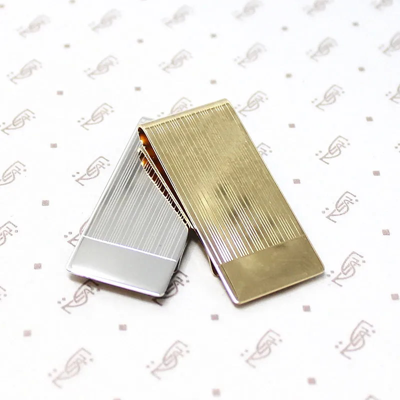 Handsome Pinstriped Money Clip