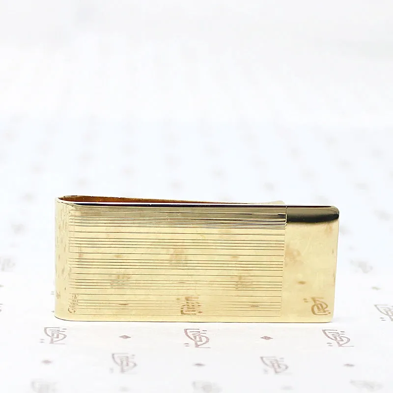 Handsome Pinstriped Money Clip