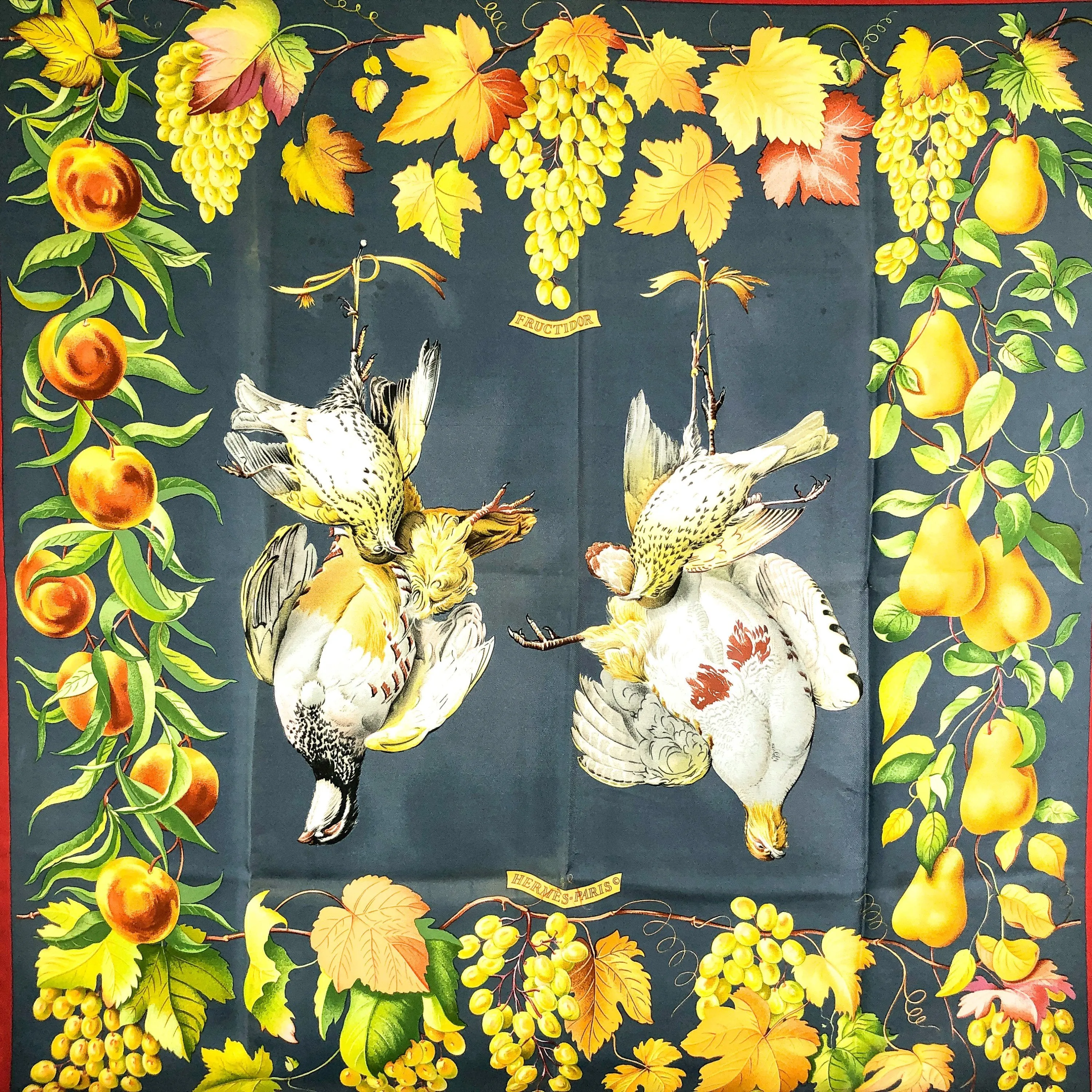 Hermes Scarf by Henri de Linares 90cm Silk