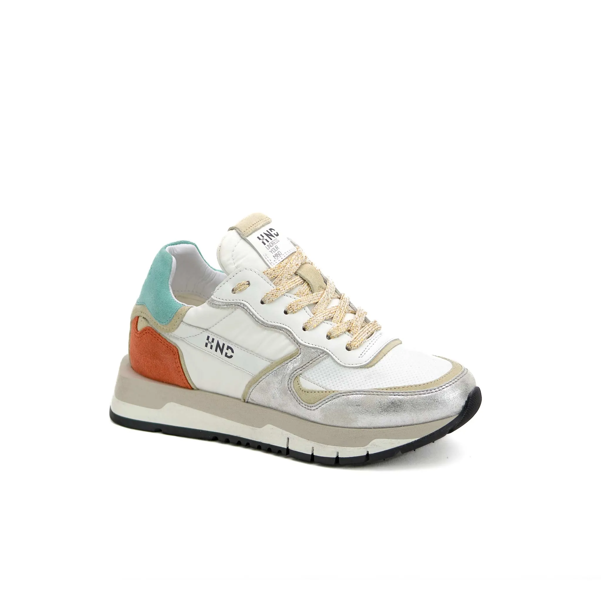 HND12 - Leather Sneaker Donna - HUNDRED100®